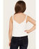 Image #4 - Molly Bracken Girls' Solid Tank Top, White, hi-res