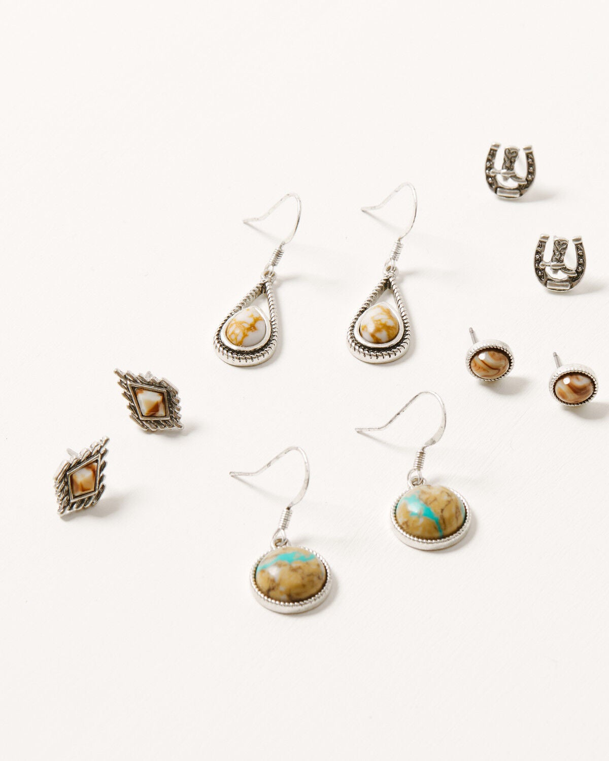 Shyanne Women's Sedona Sky Earring Set - 5 Piece, Silver, hi-res