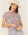 Image #1 - Johnny Was Women's Paise Blouse, Lavender, hi-res