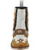 Image #4 - Liberty Black Women's Cobre Alejandra Concho Western Booties - Round Toe, White, hi-res