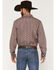 Image #4 - Gibson Trading Co Men's Night Circuit Geo Print Long Sleeve Button-Down Western Shirt, Purple, hi-res