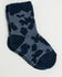 Image #1 - Boot Barn Boys' Briar Cow Print Socks, Navy, hi-res