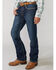 Image #2 - Stetson Men's Rocker Fit Straight Leg Jeans, Med Wash, hi-res