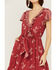 Beyond The Radar Women's Red Floral Picnic Maxi Dress, Red, hi-res