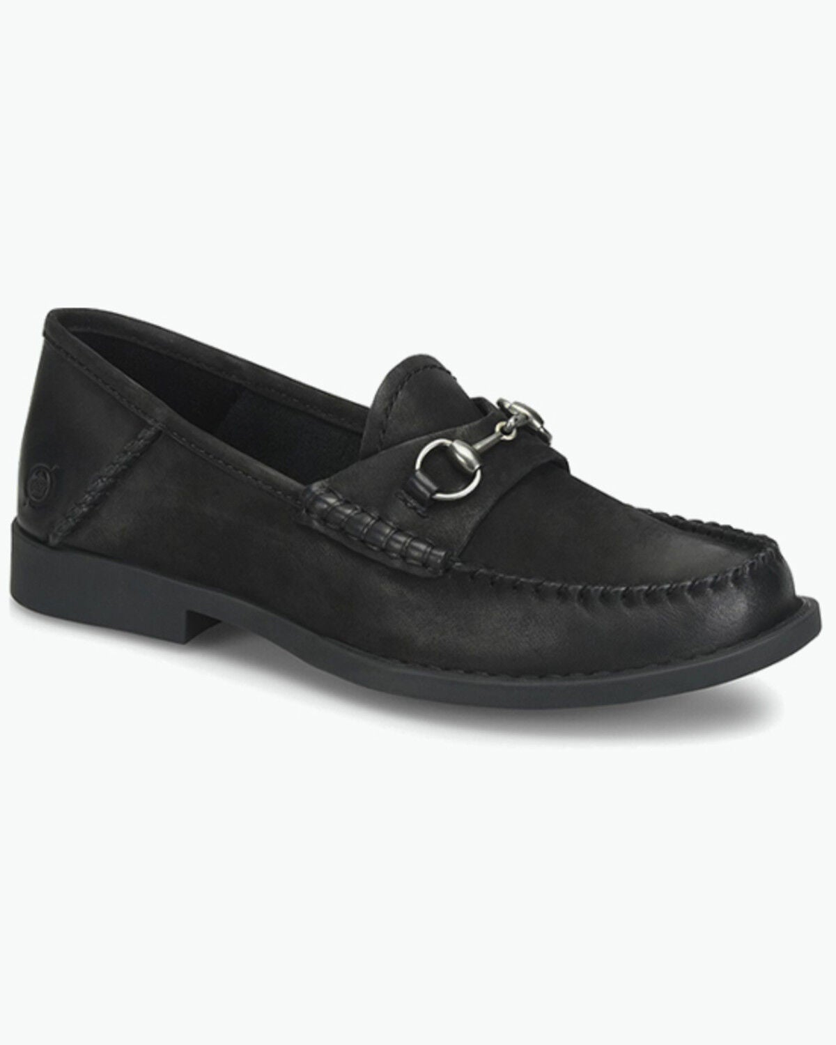 Image #1 - Born Women's Margo Loafers - Moc Toe, Black, hi-res