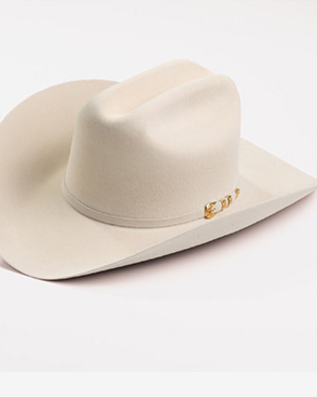 Larry Mahan Real 6X Felt Cowboy Hat, Silver Belly, hi-res