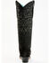 Image #5 - Corral Women's Crystal Embroidered Tall Western Boots - Snip Toe, Black, hi-res