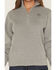 Image #3 - Ariat Women's Logo 1/2 Zip Sweatshirt, Grey, hi-res