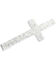 Image #3 - Montana Silversmiths Men's American Made Faith Hat Cross Accessory, Silver, hi-res