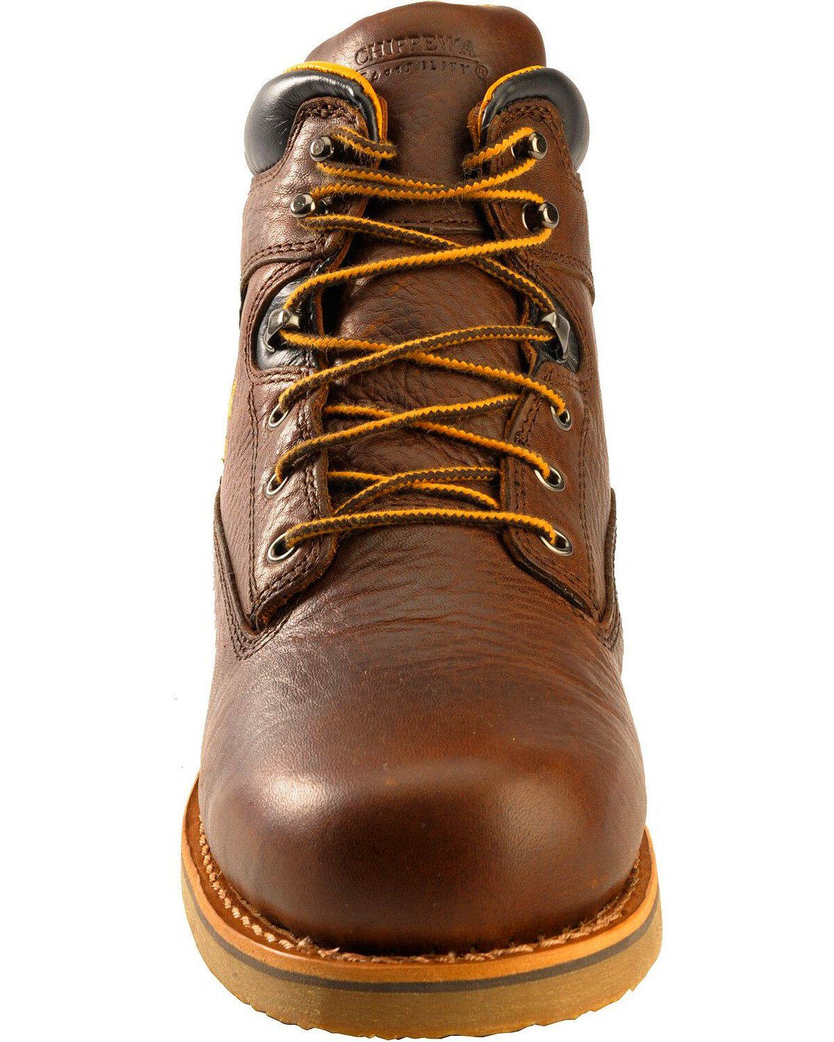 Image #4 - Chippewa Men's Waterproof & Insulated 6" Lace-Up Work Boots - Soft Toe, Brown, hi-res
