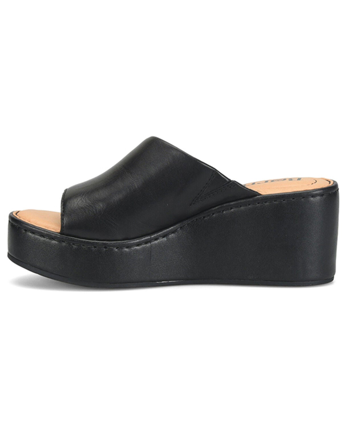 Image #3 - Born Women's Shilo Wedge Sandals, Black, hi-res