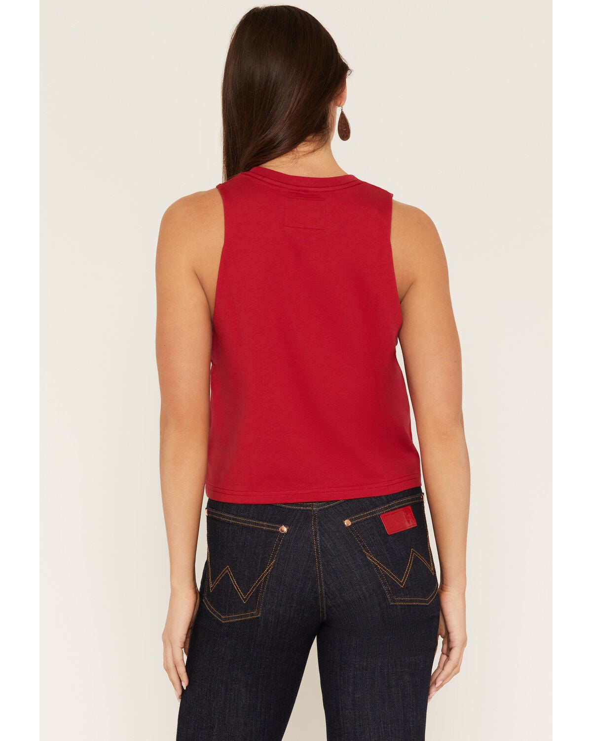 Image #4 - Wrangler X Coors Banquet Women's Festival Tank, Red, hi-res