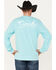 Image #4 - Cinch Men's Lead Don't Follow Logo Graphic Long Sleeve T-Shirt, Light Blue, hi-res