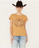 Shyanne Women's Wild West Tee, Coffee, hi-res