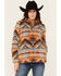 Image #1 - Roper Women's Southwestern Print Sherpa 1/4 Zip Pullover, , hi-res