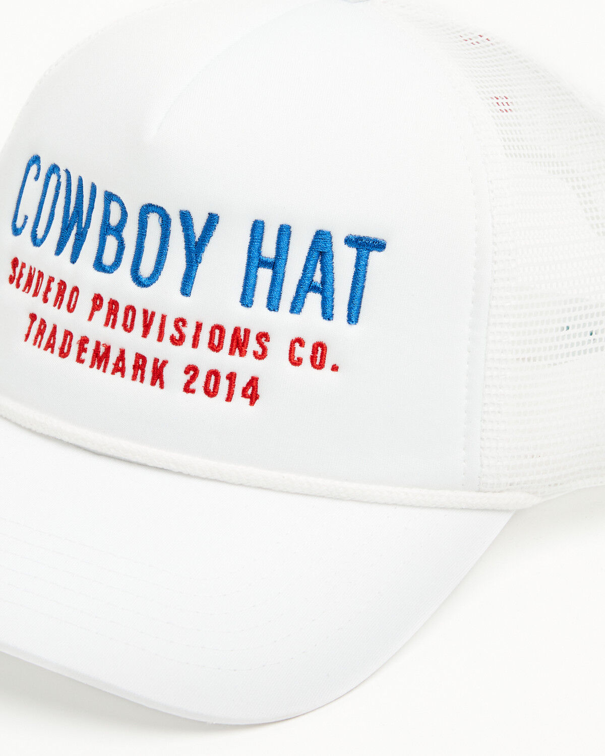 Image #1 - Sendero Provisions Men's Cowboy Hat Ball Cap, Red/white/blue, hi-res