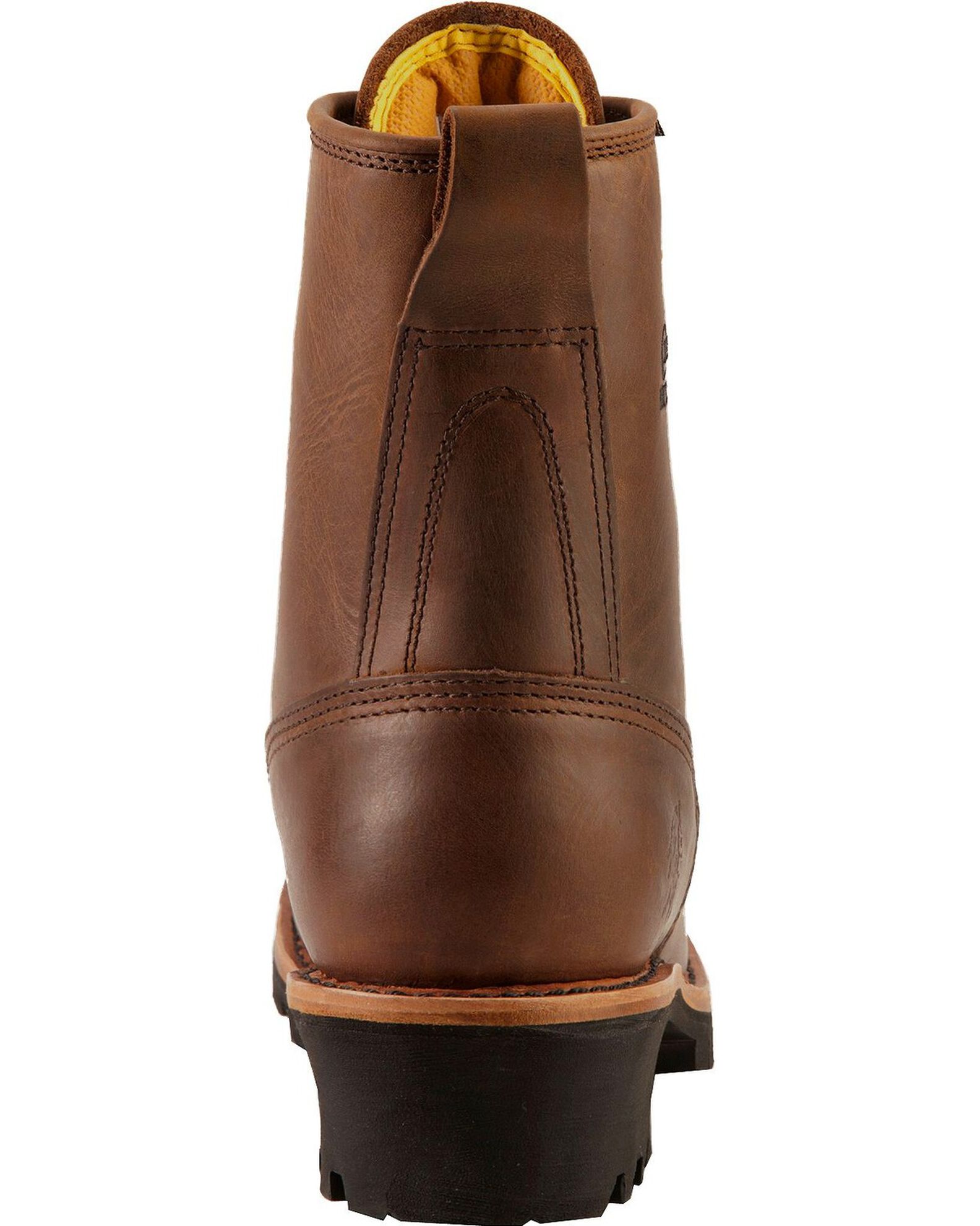 Image #7 - Chippewa Men's Steel Toe 8" Logger Work Boots, Bay Apache, hi-res