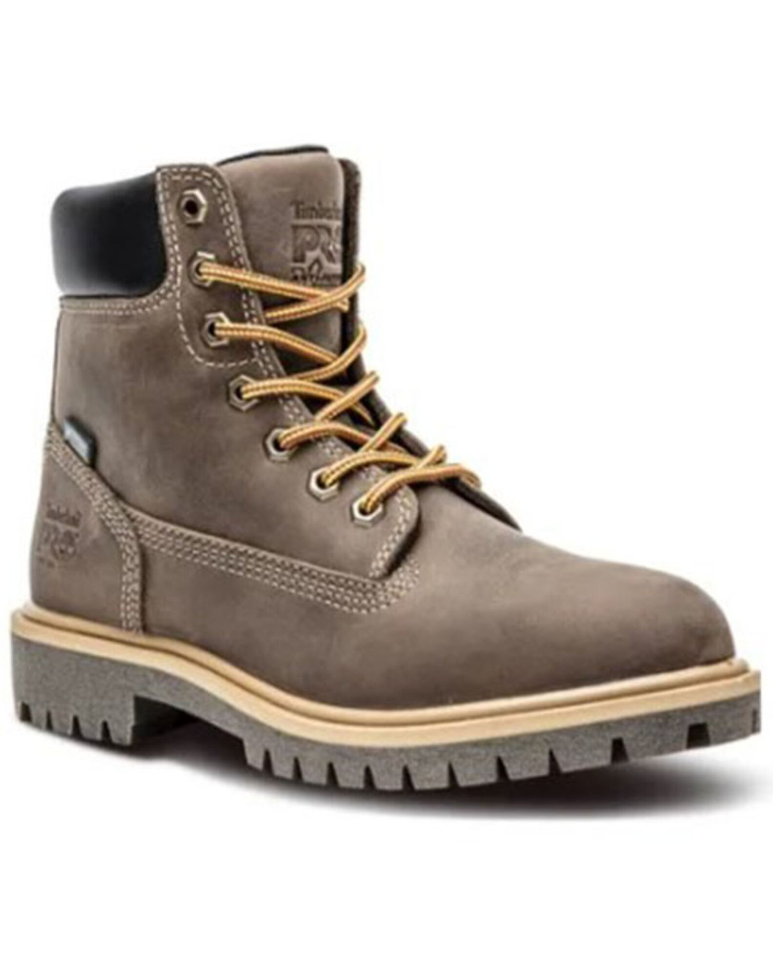 Image #1 - Timberland PRO Women's Direct Attach Waterproof Work Boots - Soft Toe, Grey, hi-res