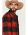 Image #2 - Wrangler Men's Plaid Print Long Sleeve Snap Sherpa Lined Shirt Jacket, Red, hi-res
