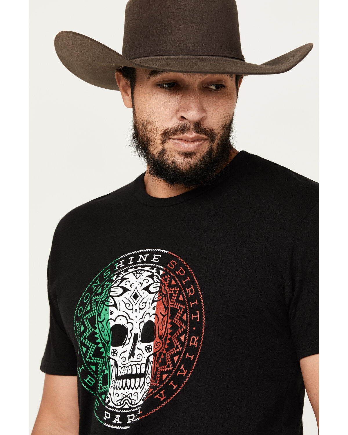 Image #2 - Moonshine Spirit Men's Libre Short Sleeve Graphic T-Shirt, Black, hi-res