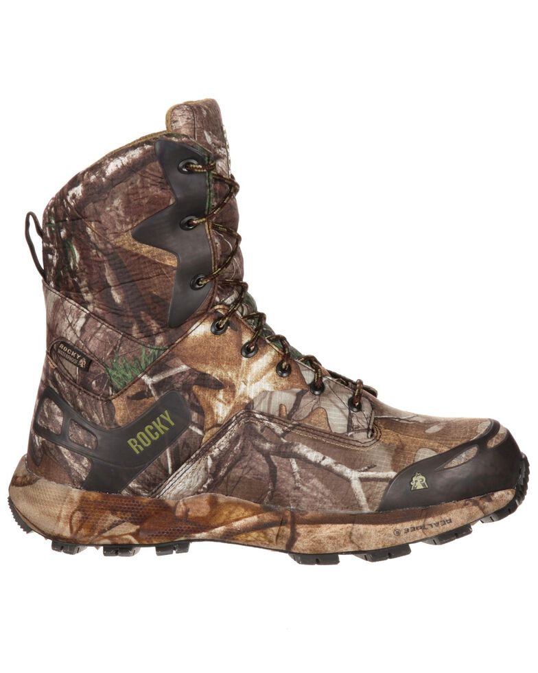 Rocky Men S Broadhead Waterproof Hunting Boots Round Toe Boot Barn
