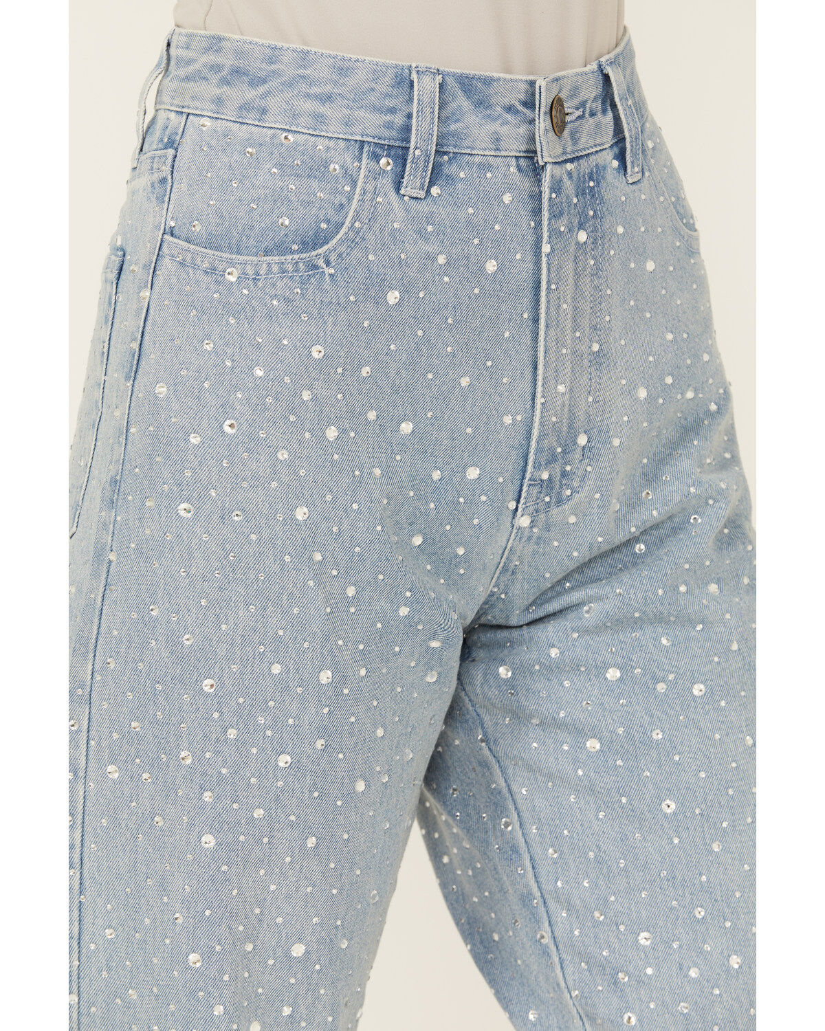 Image #2 - Show Me Your Mumu Women's Light Wash Icon Straight Jeans, Light Wash, hi-res