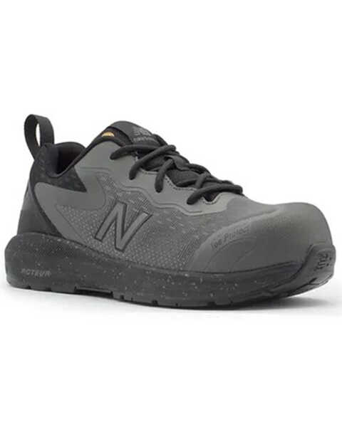New Balance Women's Logic Work Shoes - Composite Toe , Black/grey, hi-res