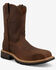 Image #1 - Twisted X Men's 10" Cowboy Work Boots - Nano Composite Toe, Brown, hi-res