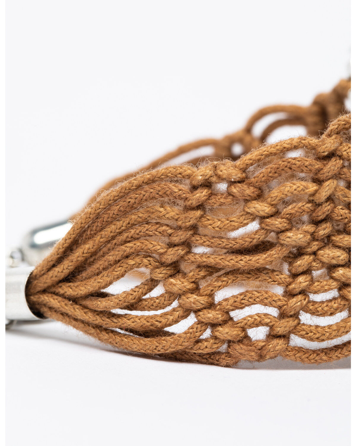 Image #5 - Shyanne Women's Chloe Silver Beaded Macrame Mix Bracelet, Brown, hi-res