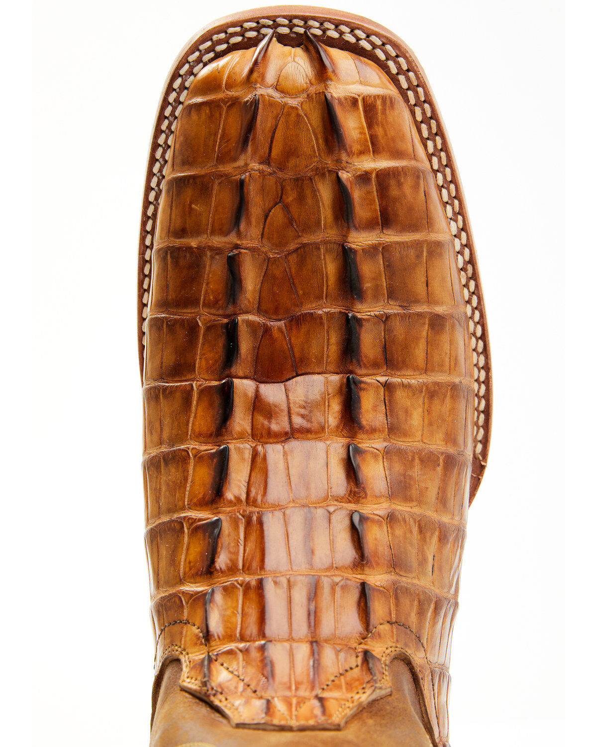 Image #6 - Cody James Men's Caiman Cognac 12" Exotic Western Boots - Broad Square Toe, Tan, hi-res