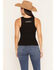 Image #4 - Cowgirl Up Women's Lucky As Hell Graphic Tank, Black, hi-res