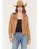 Image #2 - Mauritius Women's Misty Scatter Star Leather Jacket, Cognac, hi-res