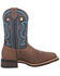 Image #2 - Dan Post Women's Jesse Western Performance Boots - Broad Square Toe, Brown, hi-res
