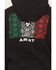 Image #4 - Ariat Boys' Boot Barn Exclusive Mexico Flag Sugar Graphic Hooded Sweatshirt, Black, hi-res