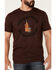Image #3 - Moonshine Spirit Men's Whiskey No Answer Graphic Short Sleeve T-Shirt, Silver, hi-res