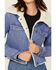 Image #2 - Wrangler Women's Medium Wash Sherpa Lined Denim Jacket, Medium Wash, hi-res