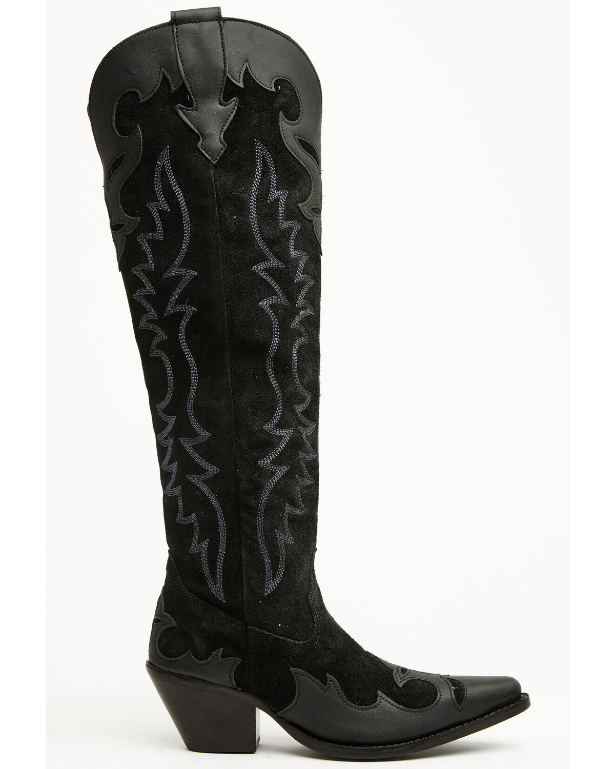 Dingo Women's Drama Queen Overlay Tall Western Boots - Round Toe