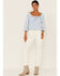 Lola Women's Dana Cargo Pocket Slim Jeans, Ivory, hi-res
