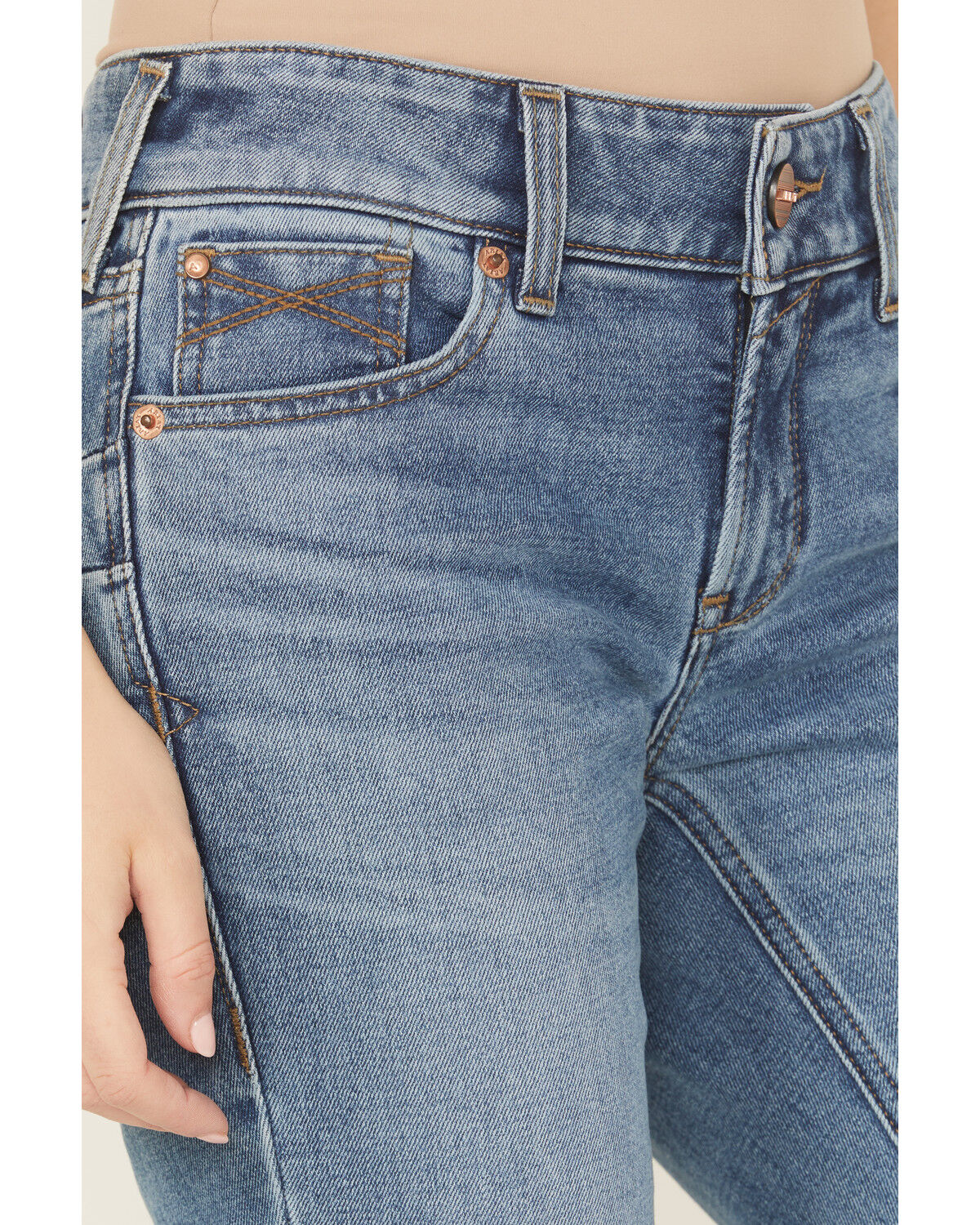 Image #2 - Ariat Women's Medium Wash Acclimatize Bootcut Stretch Denim Jeans, Medium Wash, hi-res