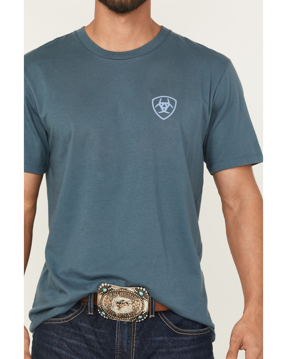 Product Name:  Ariat Men's Puebla Short Sleeve Graphic T-Shirt