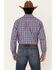 Image #4 - Ariat Men's Brandon Small Plaid Long Sleeve Western Shirt , , hi-res