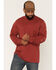 Image #1 - Hawx Men's Logo Graphic Long Sleeve Work T-Shirt, Dark Orange, hi-res