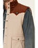 Image #3 - Rock & Roll Denim Men's Color-Block Quilted Poly-Fill Snap-Front Vest, Tan, hi-res