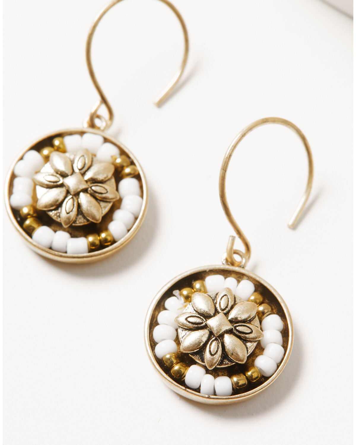 Image #3 - Lainey Wilson Women's Beaded Earring Set - 3 Piece, Gold, hi-res
