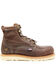 Image #2 - Hawx Men's USA Moc Wedge Work Boots - Steel Toe, Dark Brown, hi-res