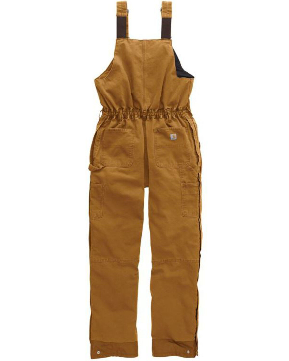 Image #2 - Carhartt Women's Weathered Duck Wildwood Bib Overalls, , hi-res