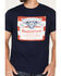 Image #3 - Brew City Beer Gear Men's Budweiser Patriotic Logo Short Sleeve T-Shirt, Navy, hi-res