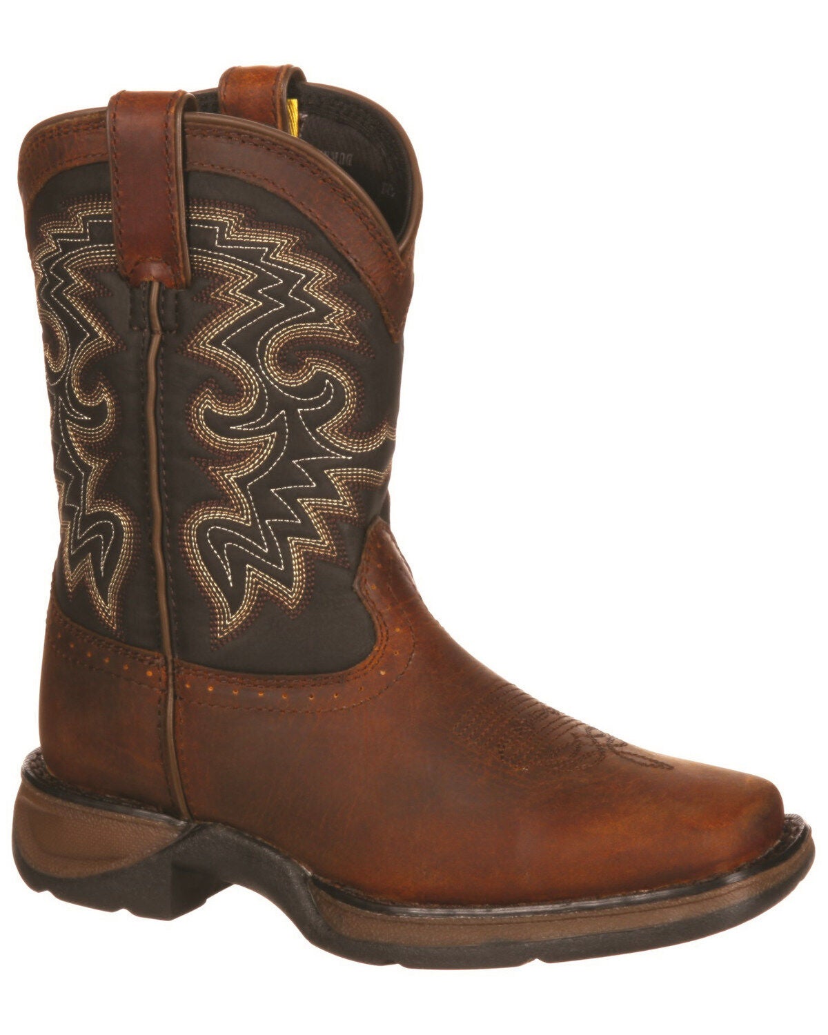Durango Boys' Lil' Durango Western Boots - Square Toe, Brown, hi-res