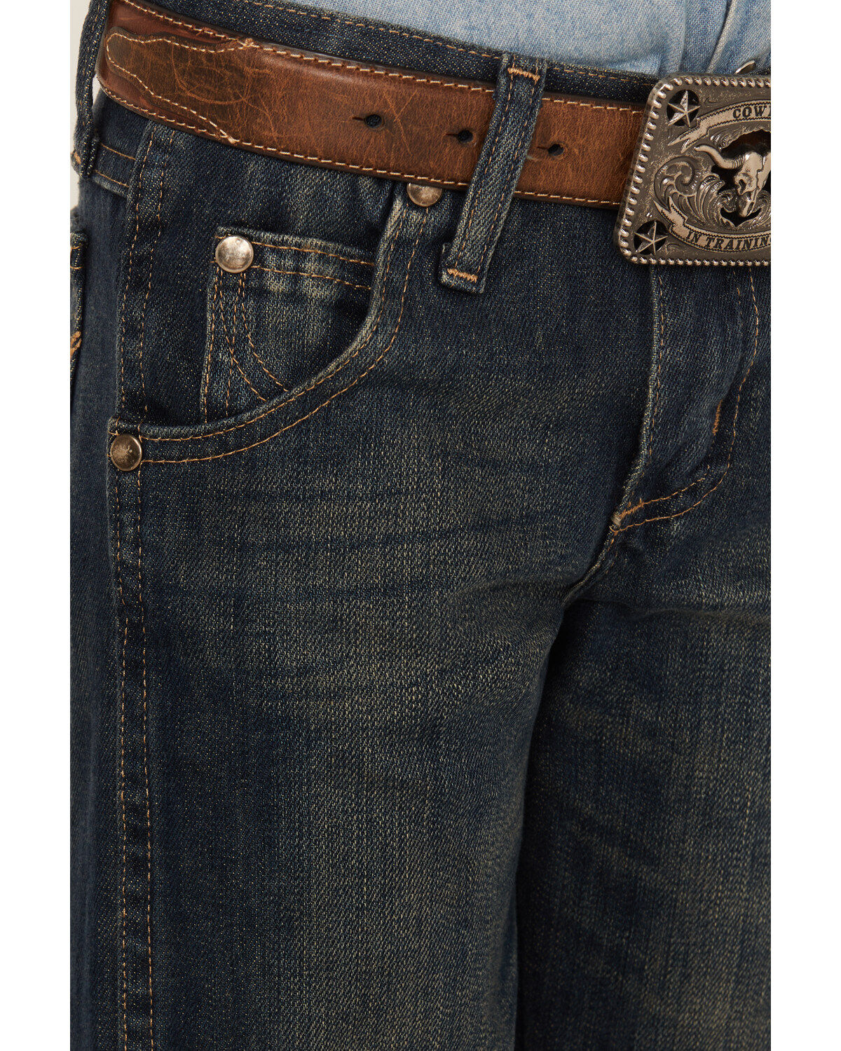 Image #2 - Wrangler Retro Boys' Night Sky Jeans - 4-7, Denim, hi-res