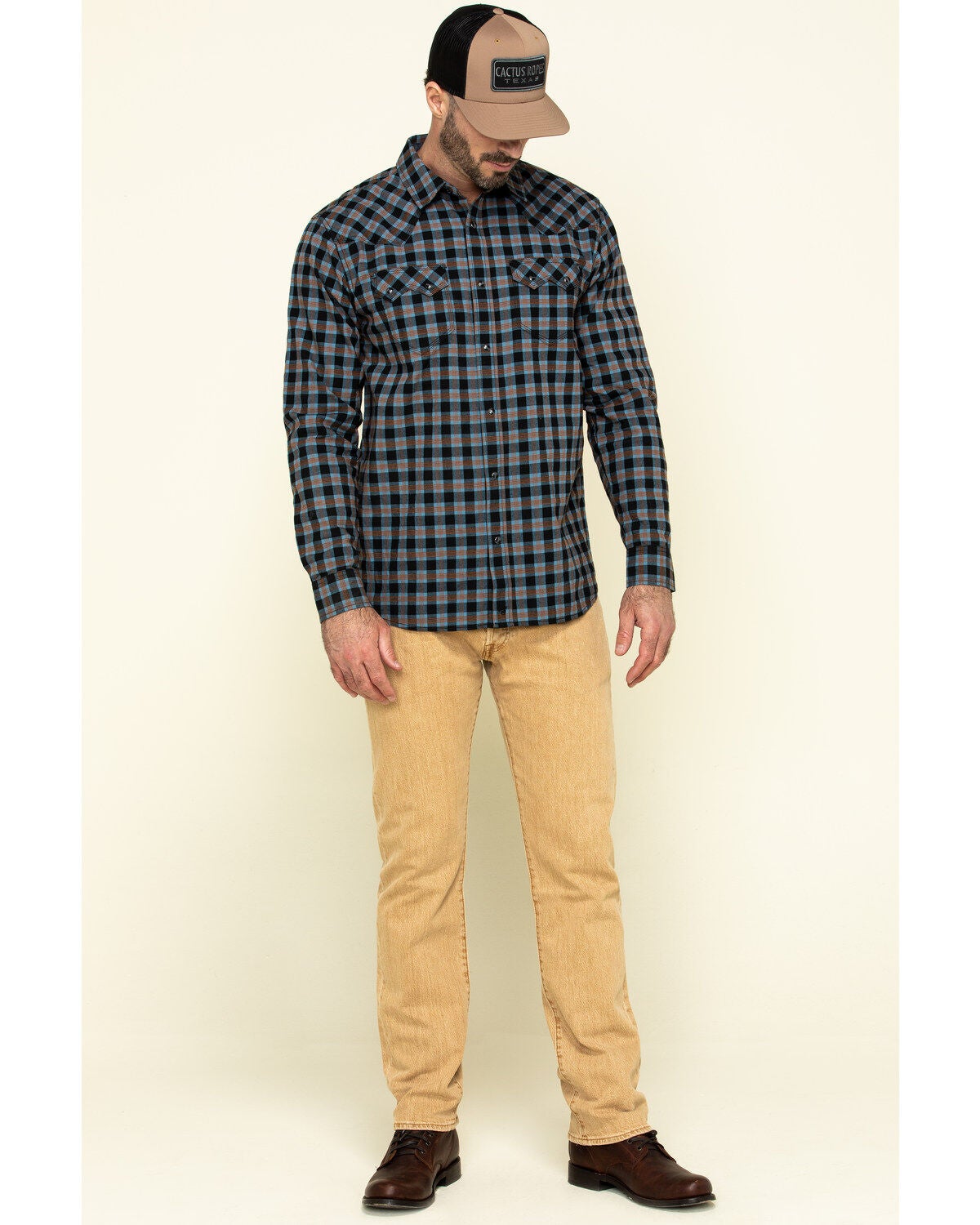 Levi's Men's Tan Desert Woods Original Stretch Straight Leg Jeans | Boot  Barn